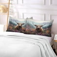 thumbnail image 7 of Highland Cow Plush Pillowcase, Luxury Soft King Pillow Case for Hair and Skin, Standard Size Pillow Covers with Zipper Closure, 20x26in #612 Home Decor Gifts, 7 of 7