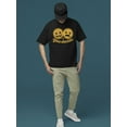 thumbnail image 2 of You Decide - Dual Mood Emoji Retro Graphic Men's T-shirt, 2 of 4