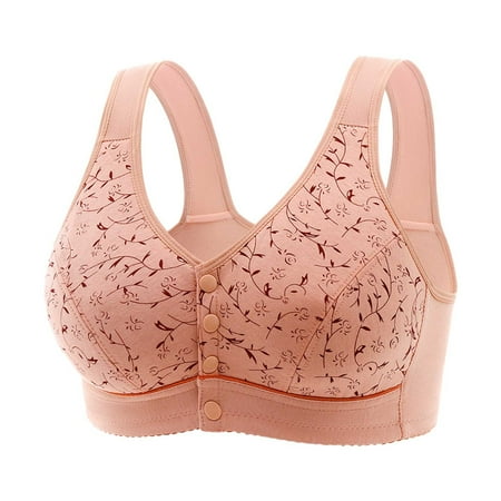 CAICJ98 Lingerie for Women Fitness Dry Running with String Quick Woman Size Underwear Bras Shockproof Large 36 Pink