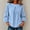 Light Blue women ruffle blouse a1, variant on Bzdzmqm Women Fall Winter Round Neck Long Sleeve Ruffle Blouse Casual Pullover Tops for Ladies Tunic Sweater Dressy Work Office Outfits, Red L