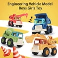 thumbnail image 2 of Engineering Truck Toys Simulation Excavator Dump Truck Mixer Trucks Inertial Drive Forward Vehicle Toy No Battery Required Mini Construction Vehicle Model Boy Toy Children Gift, 2 of 6