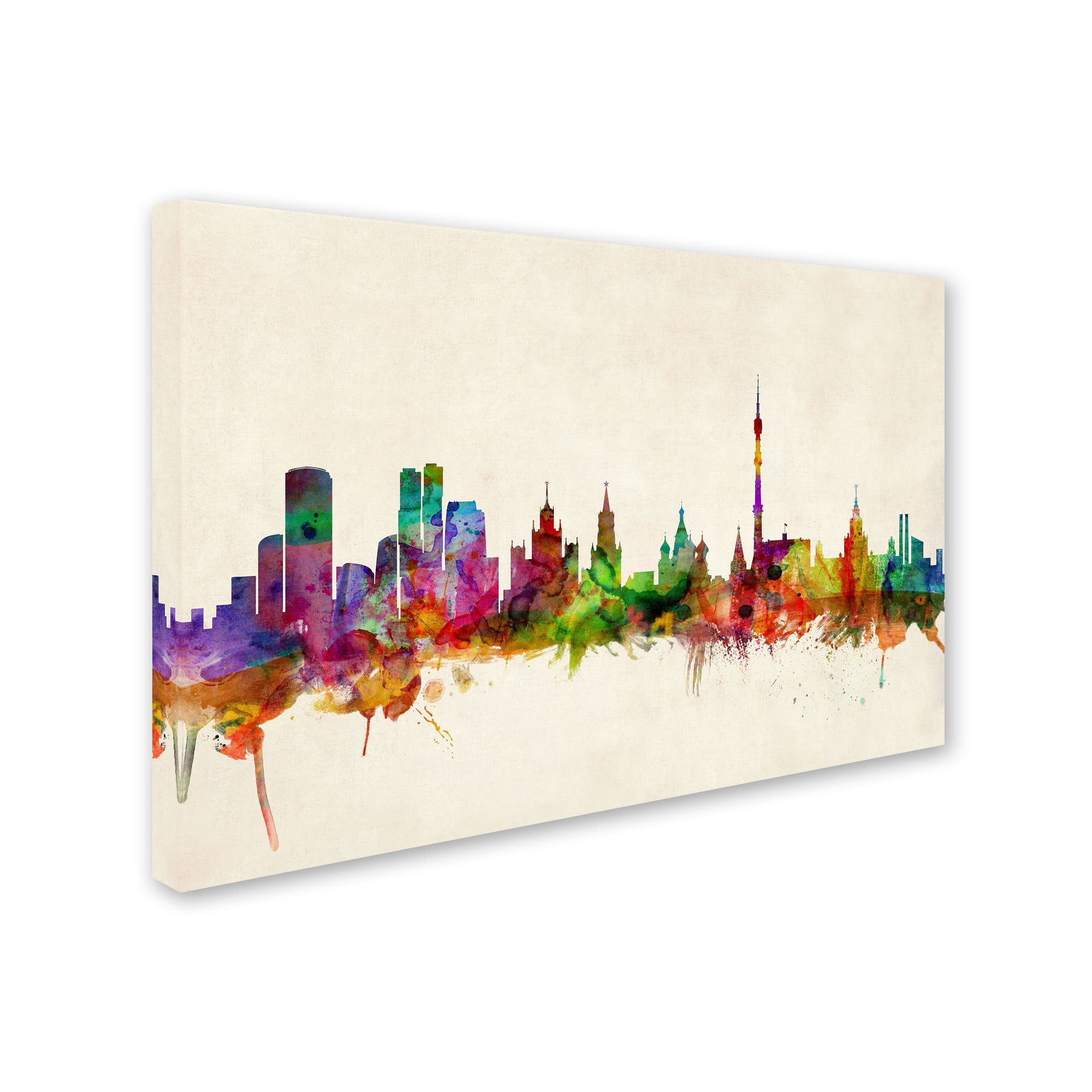 Trademark Fine Art "Moscow Russia" Canvas Art by Michael Tompsett