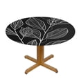 thumbnail image 3 of JEUXUS Palm Leaves with Lush Branches and Leaves Tropical Jungle Palm Leaves Table Cover White, 3 of 8