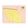thumbnail image 1 of Triangle Puzzle Solving The Wooden Puzzle Extraordinary Irregular Shape Square Disappearing Triangle Design Triangulator Brain Teaser Game, 1 of 7