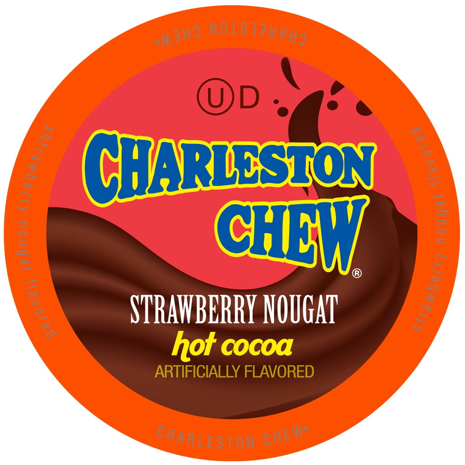 Charleston Chew Strawberry Flavored Hot Cocoa Pods Keurig 2 0 K Cup Compatible Strawberry Hot Chocolate 40 Count Walmart Com