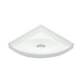 thumbnail image 3 of Questech Decor Shower Shelf, 5" Metro Lugged Soap Dish, Bright White Matte, 3 of 10