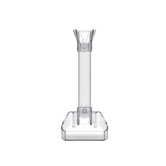 TISHITA Tank Feeder Acrylic Feeding Tube and Dish Set Transparent Length 21cm
