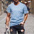thumbnail image 1 of Spring And Summer Men‘S Casual Fashion Short-Sleeved Printed Retro Shirt, 1 of 6
