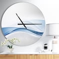 thumbnail image 2 of Designart '3D Wave Of Water Splash Modern Wall Clock, 2 of 4