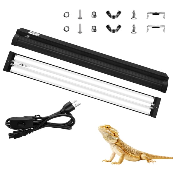 Kit de Luz UVB para Reptiles JHGKEGKE T8 HO UVB 10.0 15W