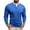 v#181BU1742, variant on Rggeeun Men'S Tee Solid Color Long Sleeve Crew Neck Henley Buttons Knit Soft Fabric For Everyday Wear Lightweight Tee,Beige,L