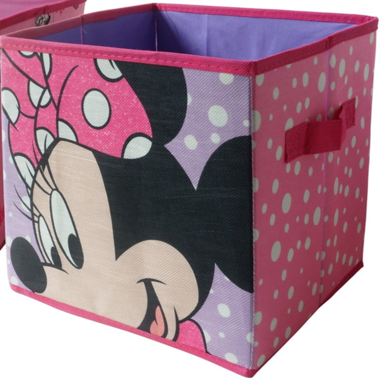 minnie mouse collapsible storage trunk