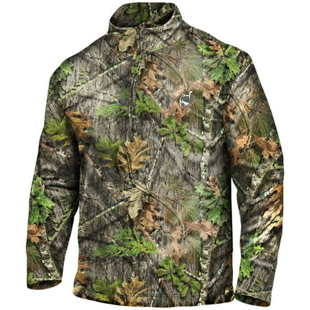 Ol Tom Men s Performance Quarter Zip Shirt Mossy Oak Obsession XL