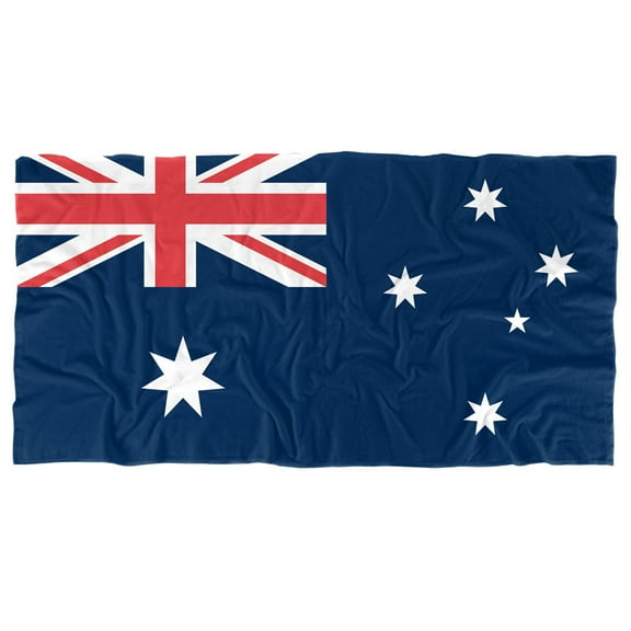 Australian Flag Officially Licensed Beach Towel 30' X 60'