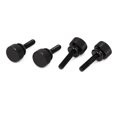 thumbnail image 1 of Unique Bargains Computer PC Case Shoulder Type Knurled Thumb Screw Black M4x16mm 4pcs, 1 of 1