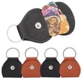 thumbnail image 4 of Ccdes Pick Holder,4Pcs Portable Hangable Key Chain Guitar Pick Bag Box Holders Accessory Black Brown,Guitar Pick Box, 4 of 8