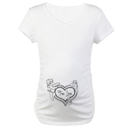 

CafePress - Valentine Maternity T Shirt - Cotton Maternity T-shirt Cute & Funny Pregnancy Tee