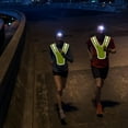 thumbnail image 6 of Unisex Warning Night Running Cycling Safety High Visibility Reflective Vest Jacket, 6 of 6