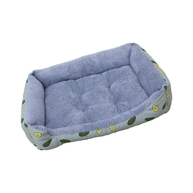 Cama rectangular jinwen para perros pequeños base antideslizante 50cmx40cm