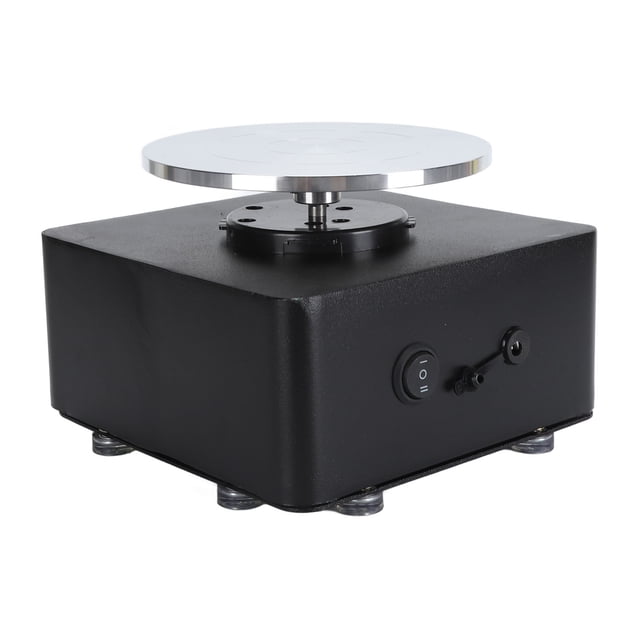 Kids Mini Pottery Wheel Kit, Space Saving Pottery Wheel Machine Practical 100-240V with Detachable Turntable for Studios EU Plug,US Plug,UK Plug,AU Plug