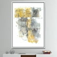 thumbnail image 2 of Designart ' Moving In and Out of Traffic II Yellow Grey ' Geometric Framed Canvas, 2 of 3