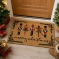 thumbnail image 4 of Personalized Christmas Rug - Nutcrackers Doormat, Christmas Door Mats, Ideal for Door Entrance, Patio, Porch, Backyard, Garages, 4 of 7