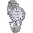 thumbnail image 3 of Blekon Women’s Faux Mother of Pearl Style Cuff Watch – 31mm Japanese Quartz, Hinged Bangle, 3 of 6