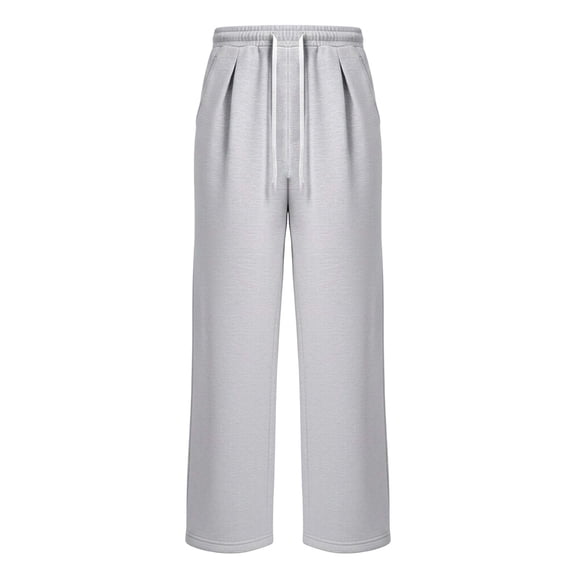 SRZYMJ Mens Lightweight Baggy Sweatpants Wide Leg Casual Workout Pants