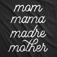 thumbnail image 2 of Maternity Mom Mama Madre Mother T Shirt Cute Mother's Day Different Moms Spellings Novelty Graphic Tee for Mother to Be, 2 of 9