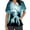 Multicolor, variant on HOMBOM Essentials T Shirt for Women Festive V Neck Short Sleeve Graphic Breathable Classic Tees for Women Tunic Shirts,XXXXXL