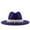 Purple, variant on Hat Women's British Fashion Elegant Jazz Hat Pearl Ring with Top Hat Big Brim Hat Ladies Woolen Hat Bucket Hat Purple
