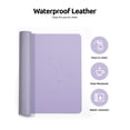 thumbnail image 4 of Protector de escritorio Ysagi de piel impermeable, morado claro, 80 x 40 cm, 4 of 9