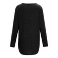 thumbnail image 4 of Moda Mujer O Cuello Camiseta de manga larga Otoño Día de San Valentín Impresión Blusa suelta Tops Fridja FKASFK2551, 4 of 8