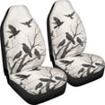 thumbnail image 3 of XYZCANDO Crow Pattern Car Front Seat Covers for Man Interior Accessories Vehicle Interior Accessories Anti-Slip Elastic, for Truck Auto SUV, 3 of 10