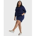 thumbnail image 5 of Hanes Just My Size Women's Cotton Jersey Pull-On Shorts, 7" (Plus ) Navy 5X, 5 of 10