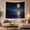 Shimmering Moon, variant on Full Moon Over Starry Night Ocean, Calming Celestial Art for Ocean Lovers, Ocean Night Wall Art, Housewarming Gift, Tapestry Wall Hanging for Bedroom, Living Room and Dorm