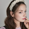thumbnail image 4 of Xinwanna Retro High Skull Headband Double Wear Flexibility Hairband Comfortable Stable Reversible Head Band Hair Accessories (Black), 4 of 13