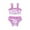 1-Red753, variant on WOYY Girls Two Piece Swimsuit Cute Ruffle Bow Print Bikini Set Bathing Suit, Sizes 2-3