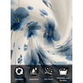 thumbnail image 7 of Navy Blue Floral Cloth Napkins Set of 6 Reusable Dinner Napkins, Spring Flowers Rustic Butterfly Cocktail Napkin Washable Table Napkins for Wedding/Holiday Party/Baby Shower 20"x20", 7 of 7