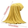 thumbnail image 3 of Fufafayo under $5 Fleece Blanket, Fleece Blankets, Super Soft Throw Blankets, Warm Bedding Throws, Solid Color Blankets for Sofa, Bed, Couch, Outdoor Use, Camping, Picnic, Car, Cozy Living Room Decor, 3 of 5