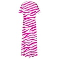 thumbnail image 6 of Womens Dresses Women's Plus Printed Casual Short Sleeve Round Neck Pleated Pocket And Ankle Dress Boho Dresses for Women Multicolor 5XL, 6 of 6