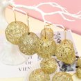 thumbnail image 5 of Bolas de Navidad de 5 a 8 cm, adornos para árbol de Navidad, bolas de lentejuelas doradas, colgantes para árbol de Navidad, decoración para fiestas en el hogar, regalos de Año Nuevo, 5 of 5
