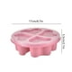 thumbnail image 3 of Fiambrera con forma de corazón y tapa | Lonchera bento de 4 compartimentos para niños | Contenedor de plástico apilable para guardar alimentos | Rosa, azul, verde y blanco, 3 of 6