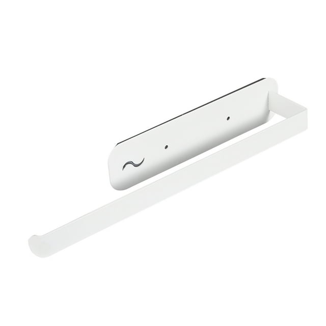 Paper Towel under Cabinet Mount Magnetic Refrigerator Paper Towel Rack Metal Storage Rack Iron for Kitchen Refrigerator Paper Towel Wall Mount Wall Mount Towel Rack