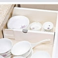Drawer Dividers White Spring Loaded Expandable Kitchen Bedroom