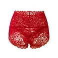 thumbnail image 5 of Sinhoon PLUS SIZE Women High Waist Sheer Lace Panties Knickers Thongs Underwear Gift, 5 of 5