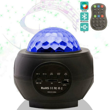 LED Galaxy Projector Starry Music Night Light Star Sky Projection Lamp