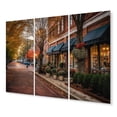 thumbnail image 2 of Designart "Charming Streets of Old Kansas, Missouri I" Missouri Metal Art Print Set, 2 of 5