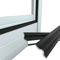 SELIVO 118" Weather Stripping Seal Strip for Window/Door,Self-Adhesive Window Draft Stopper,Foam Window Gap Sealing Strip,Soundproof Windows Insulation for Winter,Weather Strip Door Seal Bottom,Black