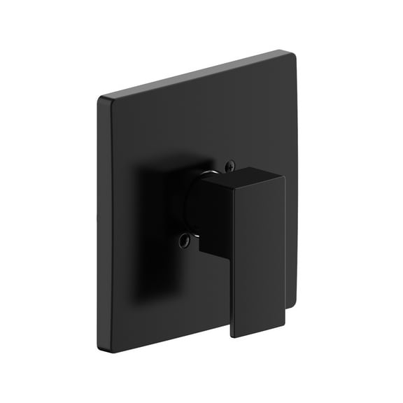 Design House 597096 Karsen II Contemporary Modern Single-Handle Shower Trim with Valve, Matte Black